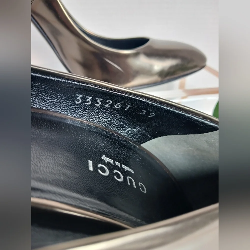 Gucci - Leather High-Heel Pumps